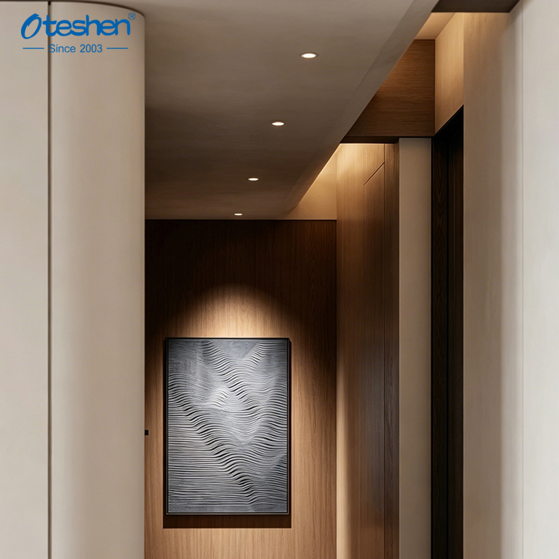 White recessed LED downlight LTD1620T-12 modern ceiling lighting نورپردازی سقفی مدرن LED روکش سفید LTD1620T-12