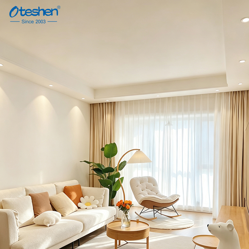 White recessed LED downlight LTD1620T-12 modern ceiling lighting نورپردازی سقفی مدرن LED روکش سفید LTD1620T-12