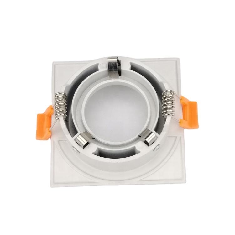Round Shape And Square Shape Recessed LED Downlight Fixture GU10 LED Downlight Fixture 
