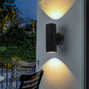 TS10-2 Up and down light IP65 GU10 PC material outdoor wall lamp fixture