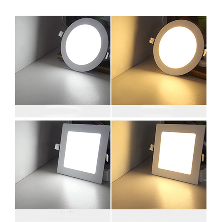 Recessed LED Panel Light 3W/6W/9W//15W/18W/24W Indoor Panel Light