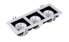 White Black 8W 16W 24W Plastic COB LED Ceiling Light