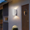 TS10-2 Up and down light IP65 GU10 PC material outdoor wall lamp fixture