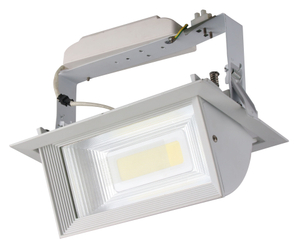 Commercial Design White 30W Cast-Aluminium COB LED Downlight