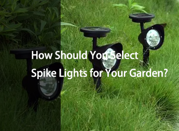 How Should You Select Spike Lights for Your Garden?