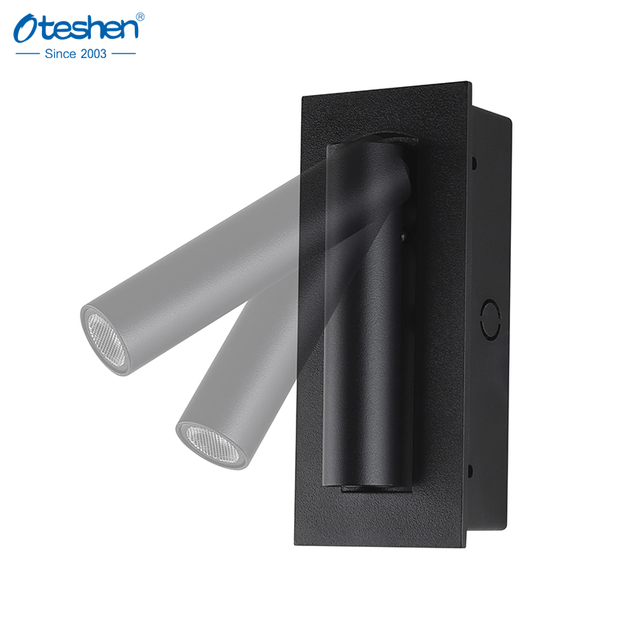 LED Bedside Reading Light with Adjustable Angle Aluminum Build LCG1810