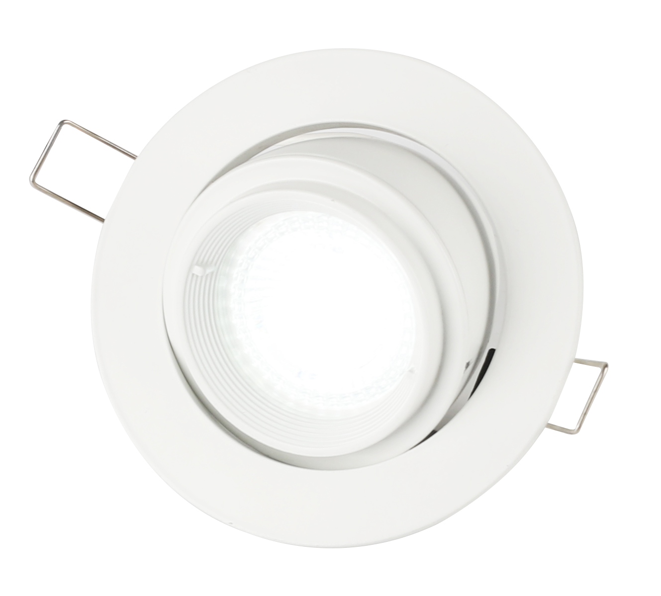 Round Spot Light Holder Recessed GU10 Down Light Frame Movable LED Downlight Fixture