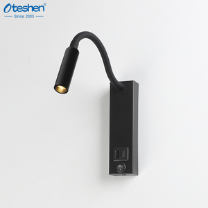 LED Bedside Reading Light with Flexible Adjustable Tube, Aluminum Anti-Glare, USB Type-C Charging Option LDG2120-3 LCG2130-3