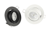 Round Spot Light Holder Recessed GU10 Down Light Frame Movable LED Downlight Fixture