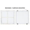 Square Panels 2X2 600X600 Flat 36W Office 2X4 60*60 60X60 Ceiling Led Panel Lights