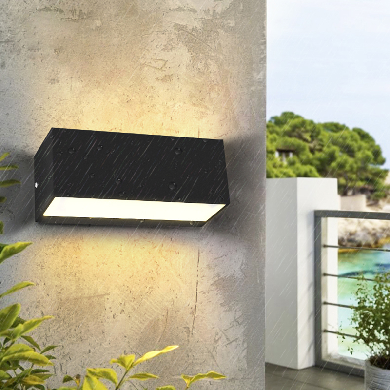 Modern Exterior Mounted Black Sconce Outdoor Decoration Indoor Wall Light Outdoor IP65 Led Wall Lamp For Home