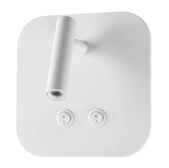Led Bedroom Wall Mounted with double switch Indoor Reading Light LBD8260