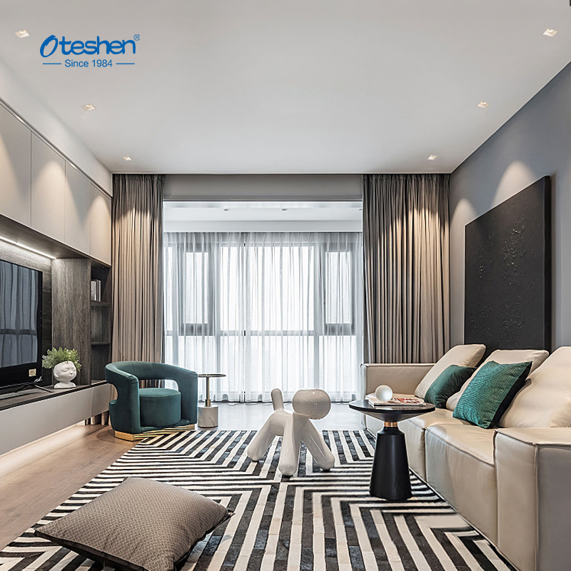 Sc&egrave;ne d'application de downlight LED encastr&eacute; Oteshen, &eacute;clairage de plafond int&eacute;rieur de chambre &agrave; coucher de cuisine de salon moderne