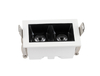 4W 2-Lampu Deep Anti-Glare Lampu Grille LED Tersembunyi - Oteshen LXT0420-4 LXT0420P-4 Lampu Sorot Langit-langit Kepala Ganda