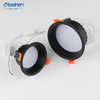 Sort LED fors&aelig;nket downlight LTD1530T-12 12W 1070lm 90 grader