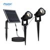 1.2W 2.4W 3.6W 4.8W Separated Solar Panel LED Spike Garden Light, IP65 Outdoor Landscape Spotlight Oteshen SL1925-1 / SL1925-2 / SL1925-3 / SL1925-4