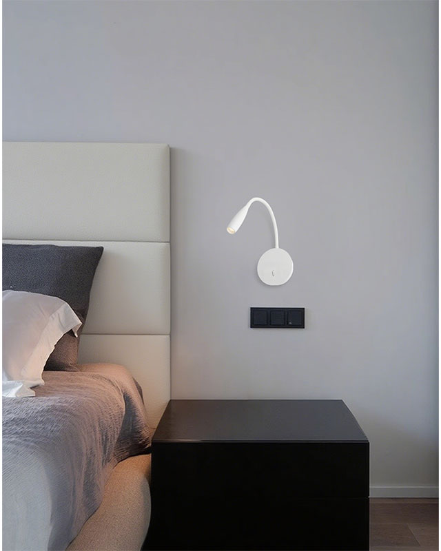 3W-flexible-gooseneck-hotel-reading-wall-lamp-Oteshen-LCG2430-series-with-USB-Type-C-charging,-bedside-wall-light