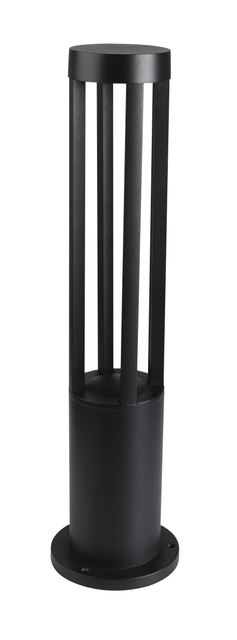 10W IP65 Slatted Hollow COB Aluminum LED Garden Bollard Light, 40/60/80cm Outdoor Landscape Path Lamp - Oteshen LCP0140A-10 LCP0160A-10 LCP0180A-10