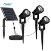 1.2W 2.4W 3.6W 4.8W Separated Solar Panel LED Spike Garden Light, IP65 Outdoor Landscape Spotlight Oteshen SL1925-1 / SL1925-2 / SL1925-3 / SL1925-4