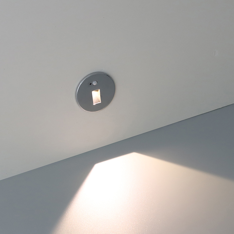 3W 3CCT Motion Sensor Recessed LED Step Light IP65 Waterproof Aluminum Iron Stair Lamp LBD5910 Full Series, Models LBD5910RAT-3 LBD5910RBT-3 LBD5910RCT-3 LBD5910SAT-3 LBD5910SBT-3 LBD5910SCT-3, 72 Matching Combinations, 3 Beam Shapes, 4 Panel Colors, 6 Frame Styles, Human Induction Outdoor Landscape Step Light