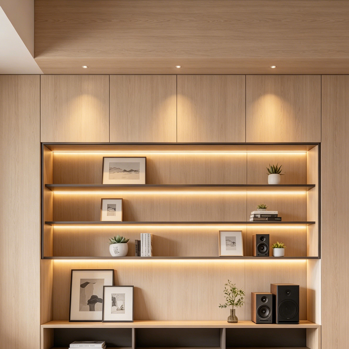 Oteshen mini under cabinet LED light installed under kitchen cabinet, soft lighting for countertop