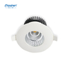 Vue lat&eacute;rale du downlight LED L2730 IP65, spot encastrable au plafond avec dissipateur thermique en aluminium