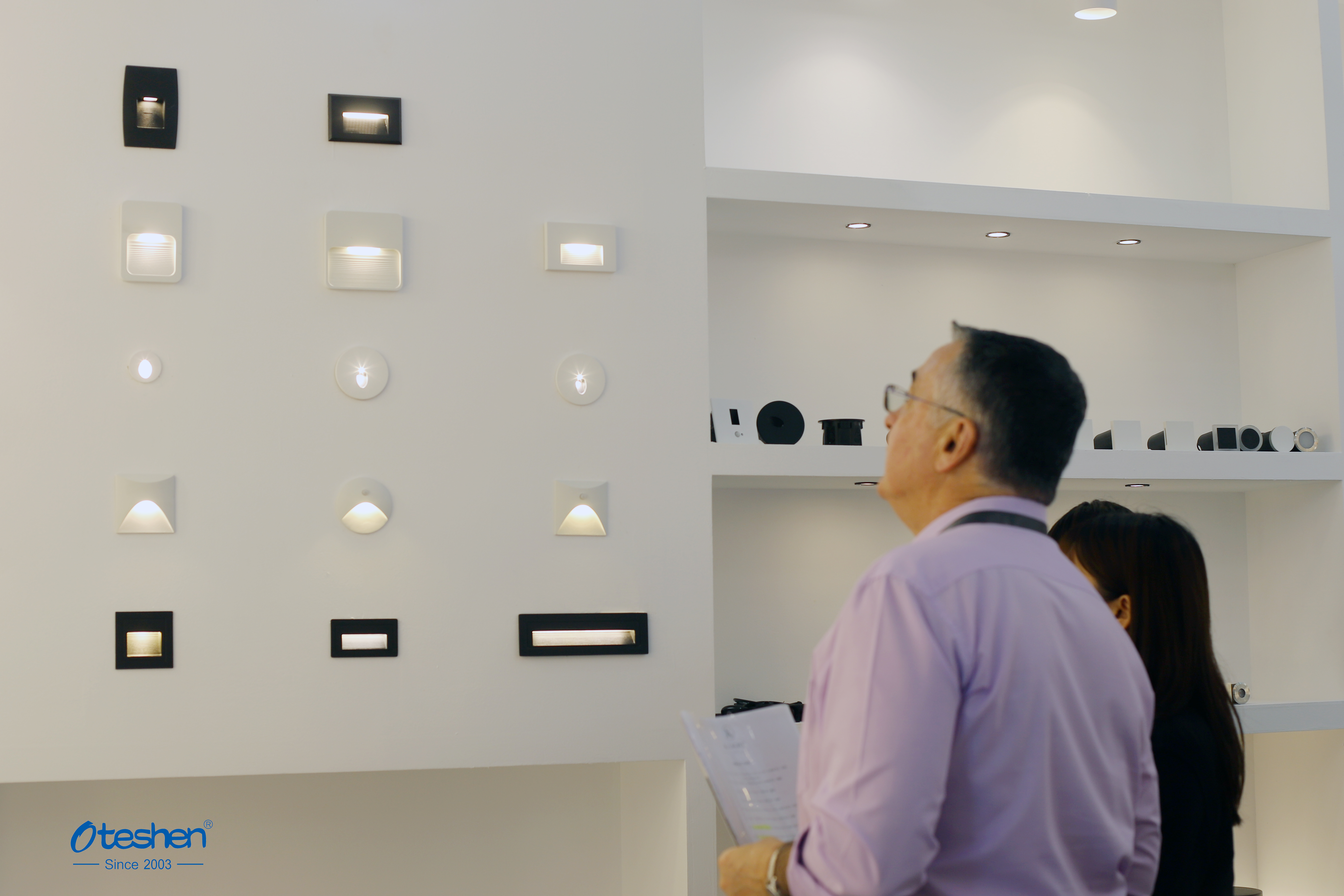 Guangya Fair booth real shot of LED lighting manufacturer