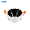 Sort baffel LED fors&aelig;nket downlight LTD15BT anti glare 30 grader