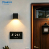IP65 مصباح حائط LED خارجي مقاوم للماء مع ملصق إضاءة زخرفي - Oteshen LBD2750B-4 4W Anti-UV PC الجدار الشمعدان الخارجي