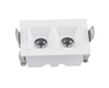 4W 2-Lampu Deep Anti-Glare Lampu Grille LED Tersembunyi - Oteshen LXT0420-4 LXT0420P-4 Lampu Sorot Langit-langit Kepala Ganda