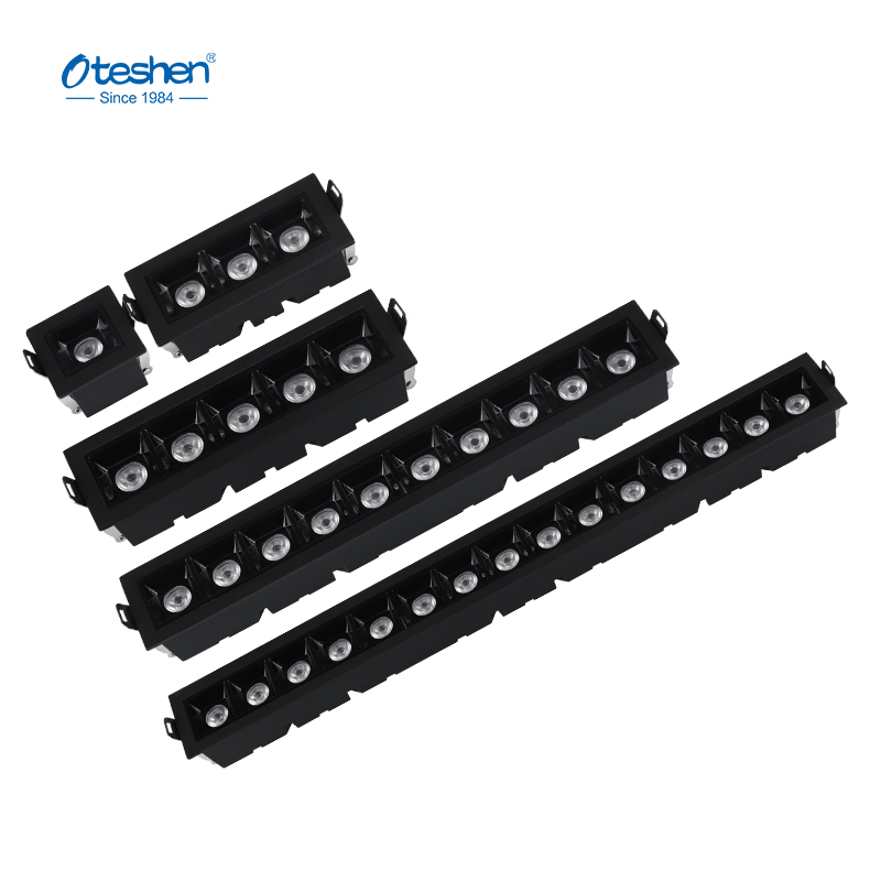 Lampu Kisi Linear LED Tersembunyi，4W/6W/10W/20W/30W LXT0410-2 LXT0420-4 LXT0430-6 LXT0450-10 LXT0470-20 LXT0490-30