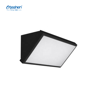 12W & 20W 110&deg; IP65 Sloped Rectangular PC LED WALL LIGHT, Outdoor Single Side Emitting Facade Wall Lamp Oteshen LBD0160-12 / LBD0180-20