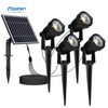 1.2W 2.4W 3.6W 4.8W Separated Solar Panel LED Spike Garden Light, IP65 Outdoor Landscape Spotlight Oteshen SL1925-1 / SL1925-2 / SL1925-3 / SL1925-4