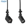 1W 24&deg; Mini CRI90 Aluminju LED Kabinett Spotlight, 7mm Cut-out 12V/24V Vultaġġ Baxx Vetrina Dawl Oteshen LCG1710-1 LCG1710S-1