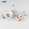 Hvid LED fors&aelig;nket downlight LTD1520BT-7 7W 500lm set fra siden