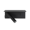 LED Bedside Reading Wall Light With Storage Shelf USB Type-C Charging - Oteshen LBD3920C-2 2W Aluminum Wall Sconce