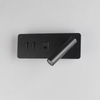 Dual Light LED Bedside Reading Wall Light With USB Type-C Charging - Oteshen LBD6820CD-9 9W Rotatable Wall Sconce
