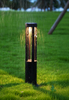 10W IP65 Slatted Hollow COB Aluminum LED Garden Bollard Light, 40/60/80cm Outdoor Landscape Path Lamp - Oteshen LCP0140A-10 LCP0160A-10 LCP0180A-10