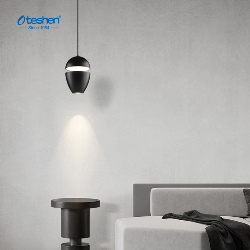 Magnetic spherical pendant light TX2930-9 in bedroom interior design