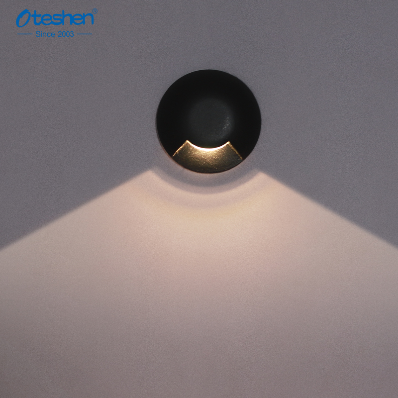 Oteshen 1W Mini LED Inground Light, side emitting LDM0321A-1 single side, LDM0322A-1 two sides, LDM0324A-1 four sides, IP67 outdoor mini buried pathway marker light