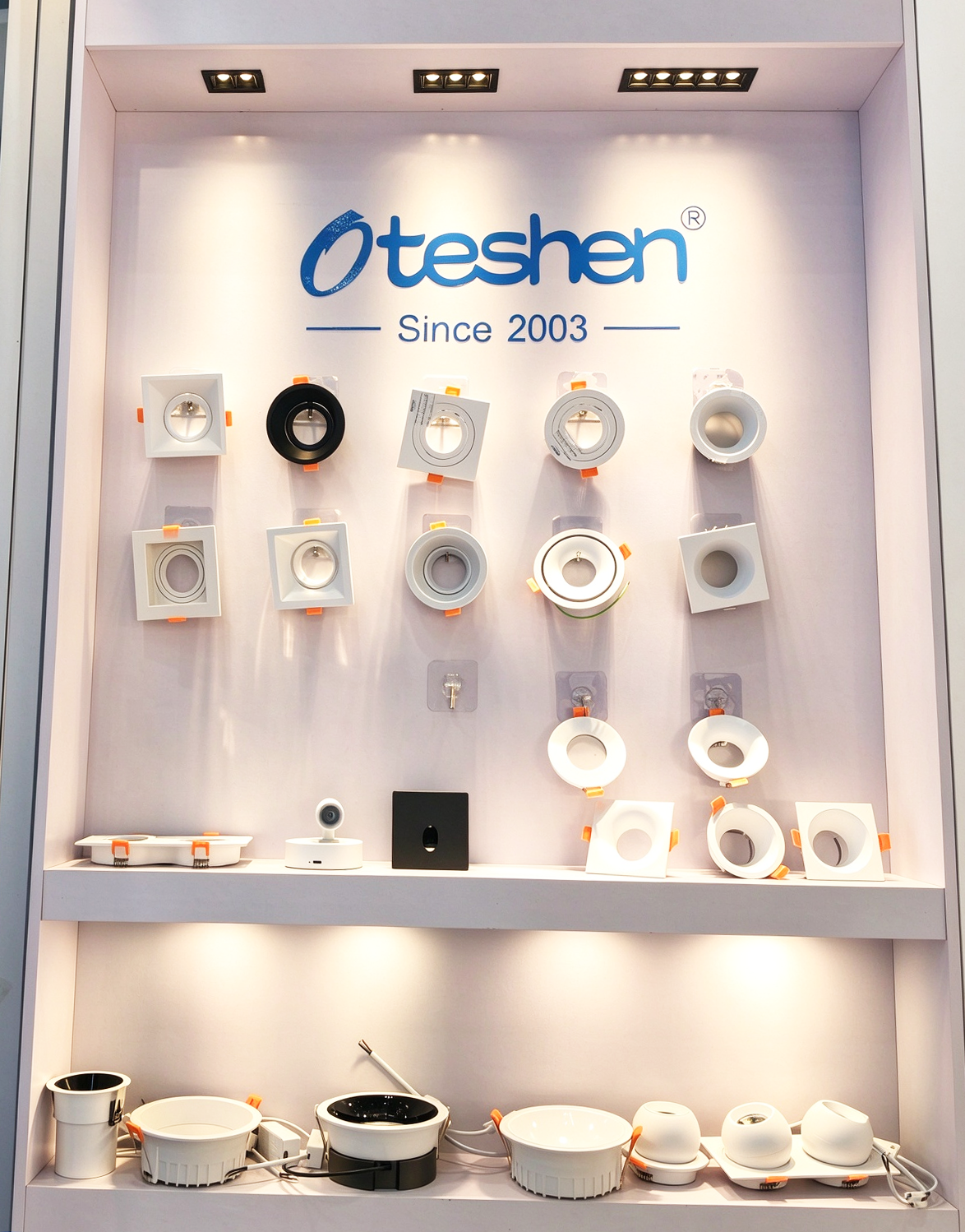 OTESHEN GU10 LED downlight housing, durable lamp housing for wholesale buyers