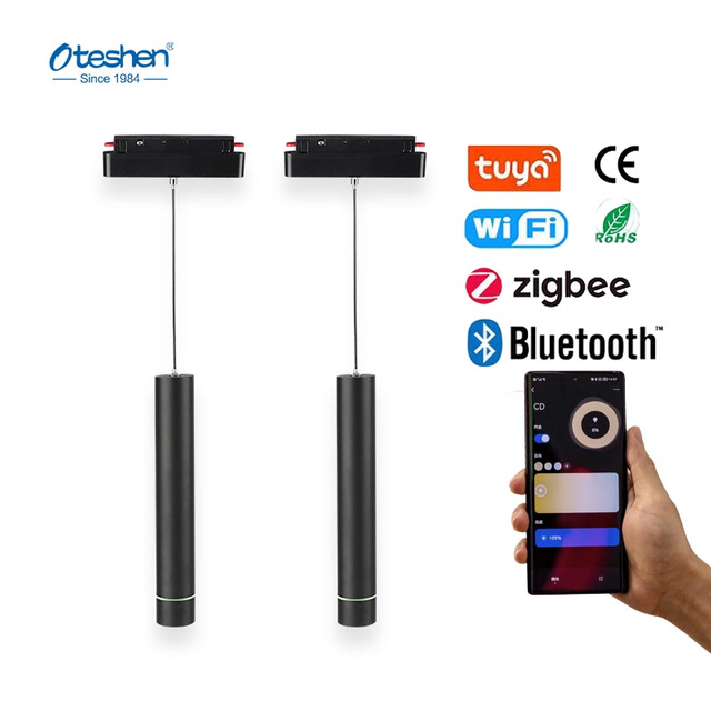 Smart magnetic LED pendant light TX1650Z-8 with Tuya WiFi Bluetooth app control