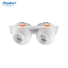 14W double-head square recessed adjustable LED downlight LTD1920-14 1100lm 24 degree IP65