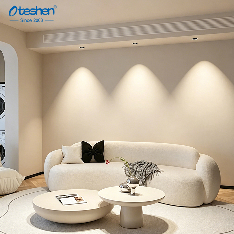 نور پایین LED مشکی LTD1620T-12 نورپردازی تاکیدی پرتو باریک 30 درجه