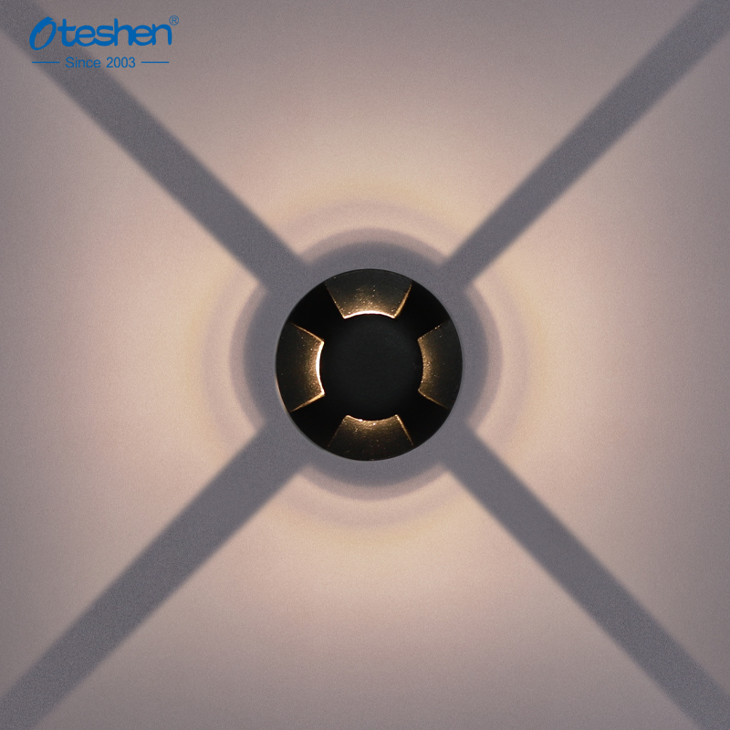 Oteshen 1W Mini LED Inground Light, side emitting LDM0321A-1 single side, LDM0322A-1 two sides, LDM0324A-1 four sides, IP67 outdoor mini buried pathway marker light