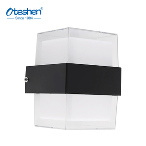 4W & 8W 150&deg; Square ABS LED WALL LIGHT, IP44 Indoor & Covered Outdoor Wall Sconce Oteshen LBD5420-4 / LBD5440-8