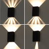 10W 3CCT IP65 One Lamp Six Effect LED WALL LIGHT, Adjustable Beam Outdoor Up Down Wall Lamp Oteshen LBD5640A-10 / LBD5640AT-10 / LBD5640-10 / LBD5640T-10
