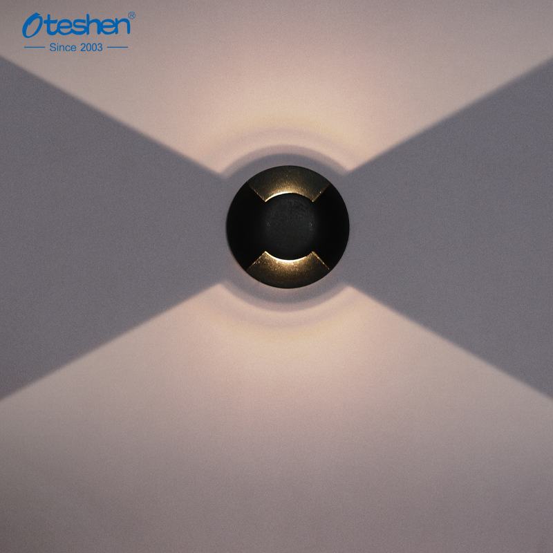 Oteshen 1W Mini LED Inground Light, side emitting LDM0321A-1 single side, LDM0322A-1 two sides, LDM0324A-1 four sides, IP67 outdoor mini buried pathway marker light