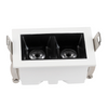 4W 2-Lamp Deep Anti-Glare Recessed LED Grille Light - Oteshen LXT0420-4 LXT0420P-4 Double Head Ceiling Spotlight