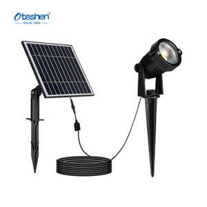 1.2W 2.4W 3.6W 4.8W Separated Solar Panel LED Spike Garden Light, IP65 Outdoor Landscape Spotlight Oteshen SL1925-1 / SL1925-2 / SL1925-3 / SL1925-4